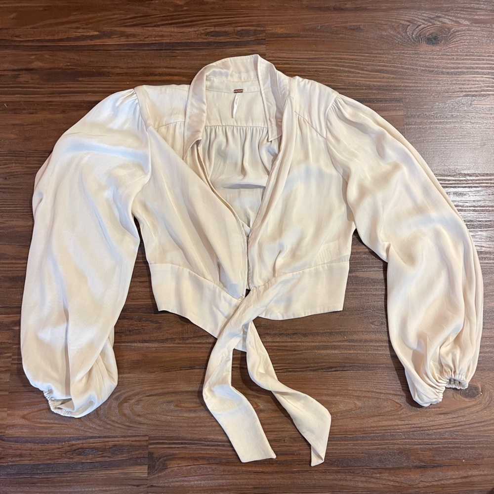 free people cream top